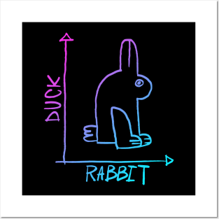 Duck Rabbit Illusion Posters and Art